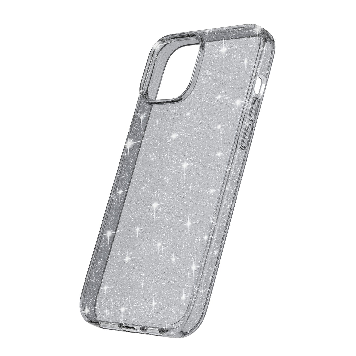 For iPhone 15 Plus Sparkly Glitter Protective Case Shockproof Hard PC + Soft TPU Phone Cover