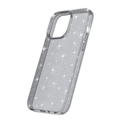 For iPhone 15 Pro Max Sparkly Glitter Protective Case Hard PC + Soft TPU Anti-scratch Phone Cover