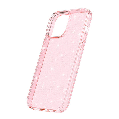 For iPhone 15 Pro Max Sparkly Glitter Protective Case Hard PC + Soft TPU Anti-scratch Phone Cover