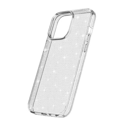 For iPhone 15 Pro Max Sparkly Glitter Protective Case Hard PC + Soft TPU Anti-scratch Phone Cover