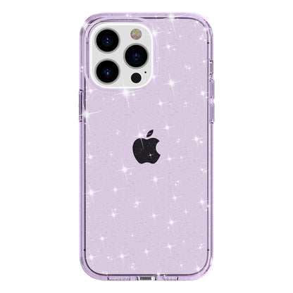 For iPhone 15 Pro Max Sparkly Glitter Protective Case Hard PC + Soft TPU Anti-scratch Phone Cover