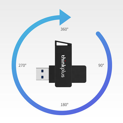 LENOVO THINKPLUS MU241 128G USB Flash Drive High-speed USB 3.0 Data Storage Thumb Stick for Laptop Computer