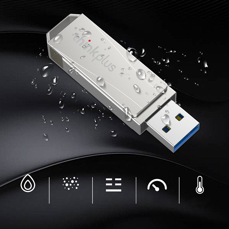 LENOVO Thinkplus MU242 256G High Speed USB Flash Drive Zinc Alloy Rotatable USB3.0 U-disk