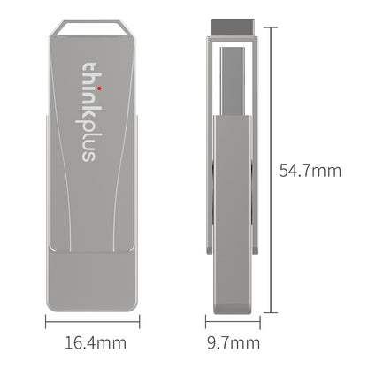 LENOVO Thinkplus MU242 256G High Speed USB Flash Drive Zinc Alloy Rotatable USB3.0 U-disk