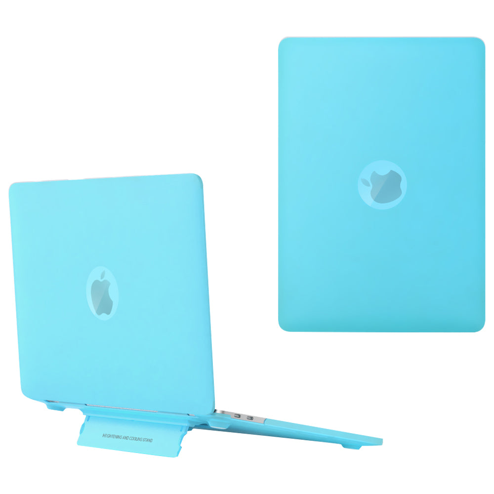 For MacBook Pro 14 inch (2021) A2442 / A2779 Matte PC Case Anti-Scratch Protective Laptop Cover with Kickstand