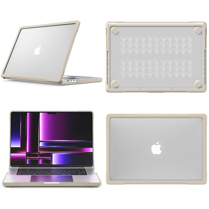 For MacBook Pro 16 inch (2021) A2485 / (2023) A2780 (M1 / M2) PC+TPU Laptop Cover Anti-Drop Shockproof Case