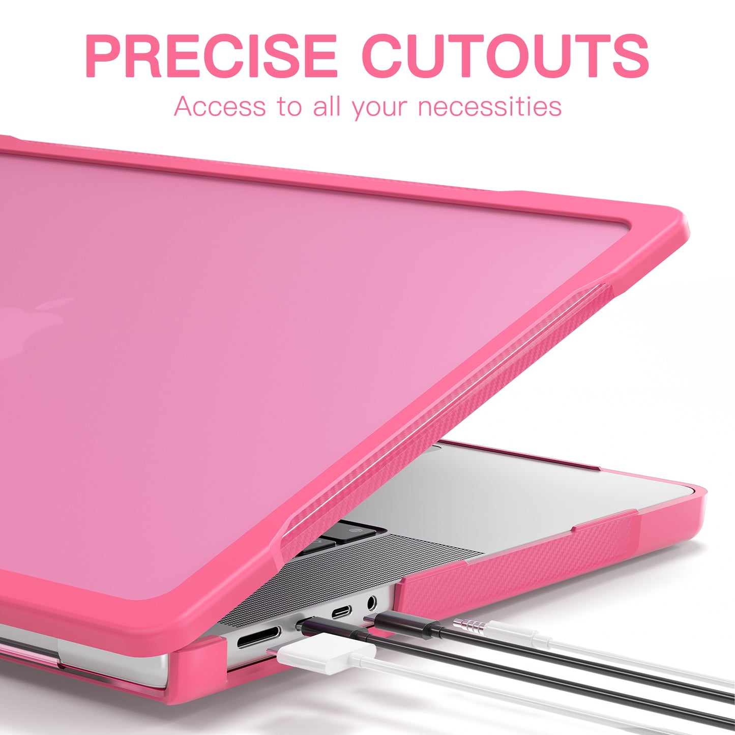 For MacBook Pro 16 inch (2021) A2485 / (2023) A2780 (M1 / M2) PC+TPU Laptop Cover Anti-Drop Shockproof Case