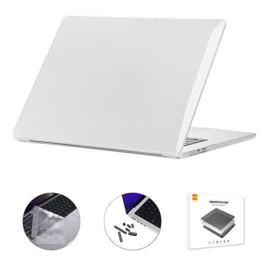 ENKAY HAT PRINCE For Macbook Air 15 inch (2023) A2941 (EU Version) Hard PC Laptop Case with TPU Keyboard Film + Dust-Proof Plugs