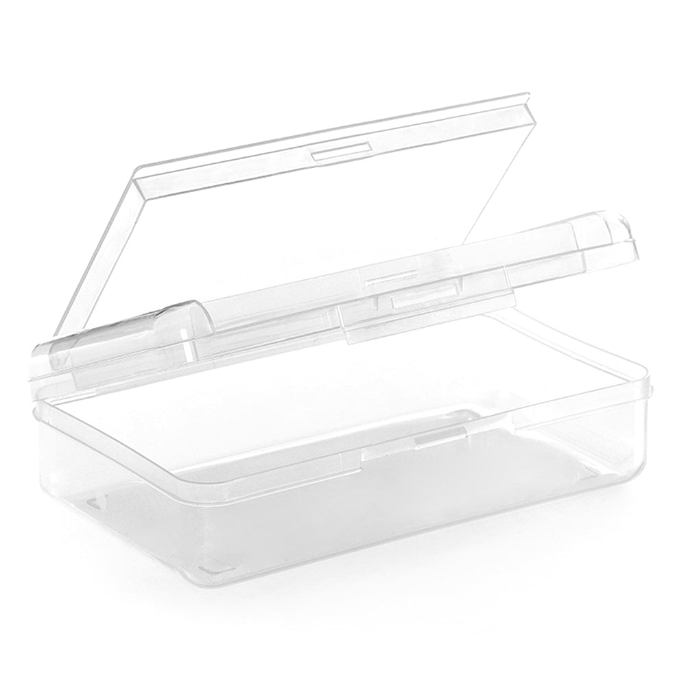 ZANYANG 1249 Transparent Double Layer Large Pencil Case PP Stationery Organizer Box School Supply