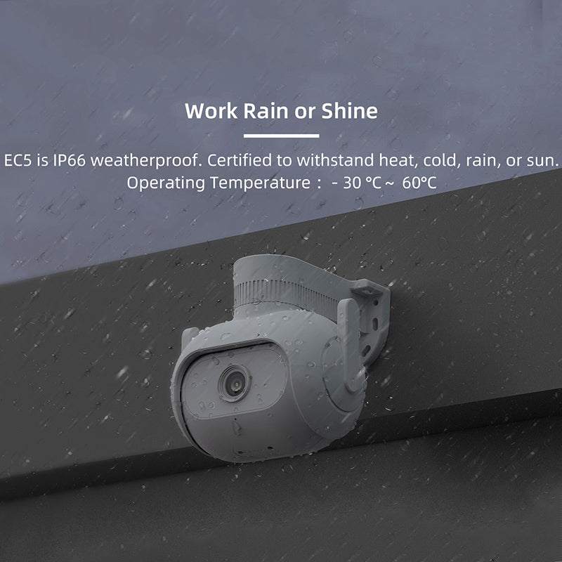 XIAOMI YOUPIN EC5 Outdoor Waterproof 3MP Security Camera PTZ WiFi LAN Connection Camera for Home Security