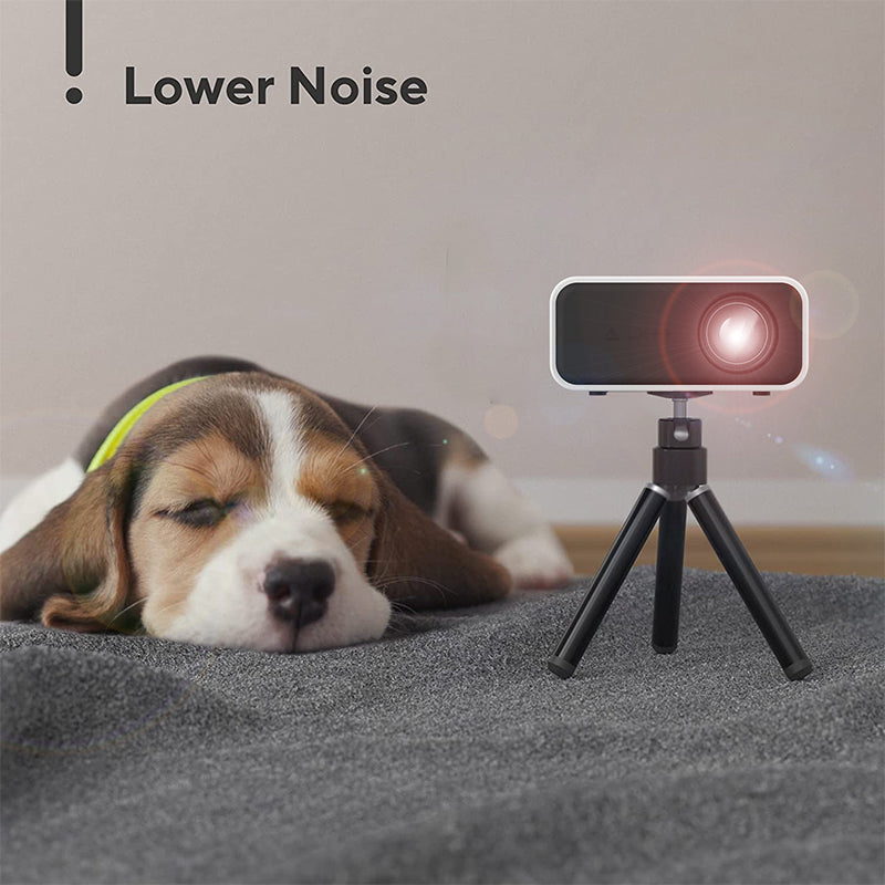 YT300 Mini Projector LED Smart TV Portable Home Theater Rich Interface Low Noise Internal Speaker