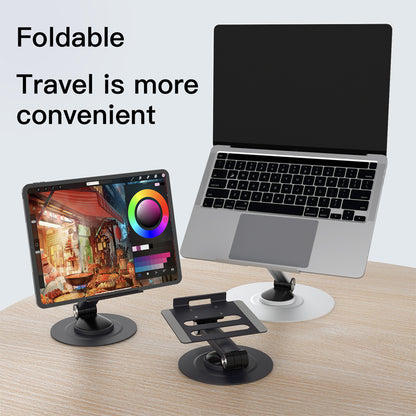 P4 Large Size Desktop Folding Laptop Bracket Adjustable Aluminum Alloy Notebook Riser Cooling Stand