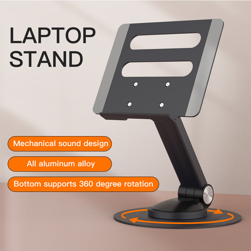 P4 Large Size Desktop Folding Laptop Bracket Adjustable Aluminum Alloy Notebook Riser Cooling Stand