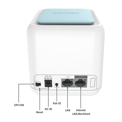 WAVLINK WS-WN535M1-C WiFi Wireless Routers 11AC 2.4G / 5.0GHz AC1200 Mesh Wireless Repeater Signal Extender