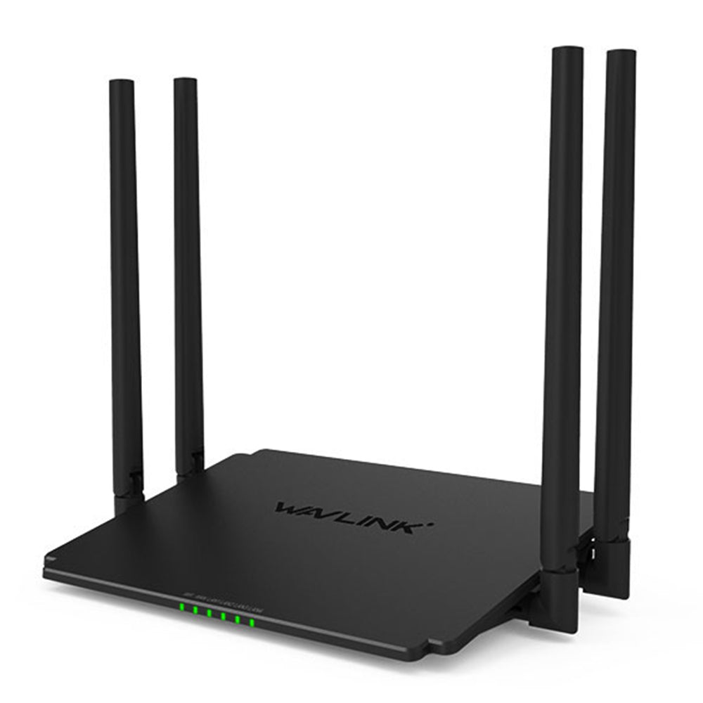 WAVLINK WS-WN532A3-B AC1200M Wireless Routers WPA2-PSK 300Mbps Dual Band Wireless Repeater with 4 Antennas