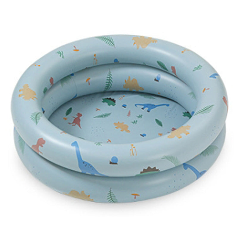 Inflatable Swimming Pool Round PVC Summer Baby Paddling Toy Infant Bath Pool, Style 90