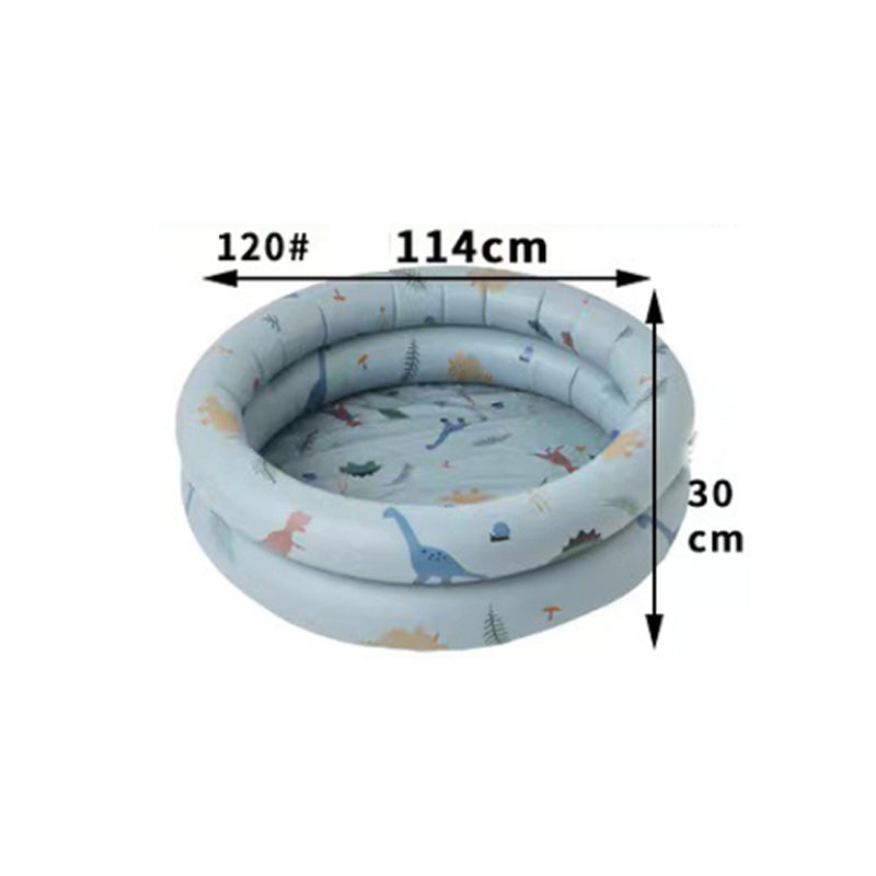 Infant Bath Pool Inflatable Swimming Pool Round PVC Summer Baby Paddling Toy, Style 120