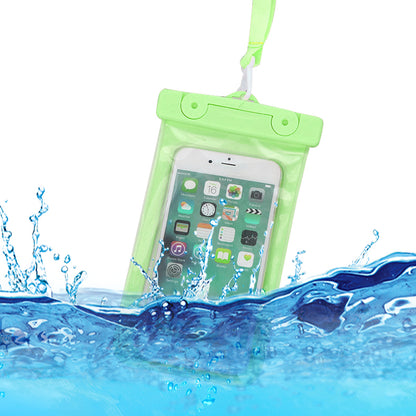 IPX8 Floating Waterproof Phone Pouch Fits Up to 6.5 Cell Phone PVC Cellphone Case Dry Bag with Lanyard