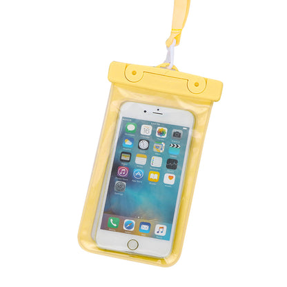 IPX8 Floating Waterproof Phone Pouch Fits Up to 6.5 Cell Phone PVC Cellphone Case Dry Bag with Lanyard