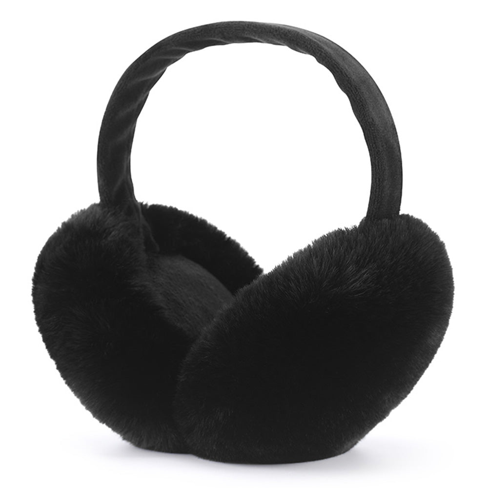 DEZ22 Ear Muffs Soft Plush+PP Cotton+Flexible Headband Ear Warmer Winter Outdoor Earmuff for Students Girls