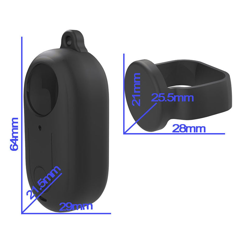 For Insta360 GO 3 Anti-scratch Silicone Cover Camera Body Sleeve Case with Lens Cap