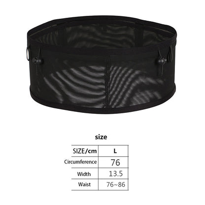 Running Waist Bag Mesh Elastic Large Cell Phone Pouch Cycling Climbing Sports Water Bottle Bag, Size: L