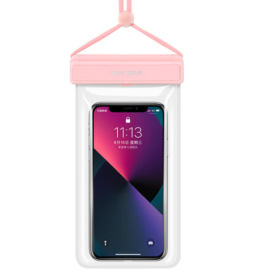 Transparent TPU IPX8 Waterproof Phone Pouch Touch Screen Diving Phone Bag for Cellphones within 7.2