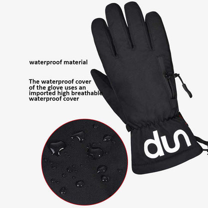 BOODUN 1232 1 Pair Adult Winter Skiing Cycling Full Finger Gloves Touch Screen Warm Anti-skid Gloves