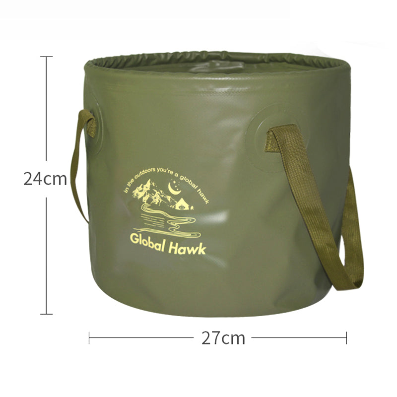 HALIN AT6658-1 20L Collapsible Bucket Portable Water Storage Container Folding Water Bucket for Camping Hiking