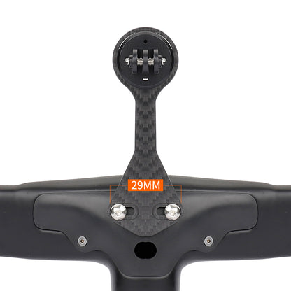 GUB 698 Carbon Fiber + PC Bike Computer Mount for Garmin / CATEYE / XOSS / iGPS / Bryton / Wahoo Integrated Bike Handlebar Computer Holder