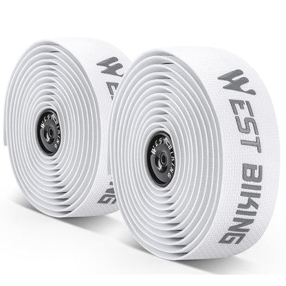 WEST BIKING YP0804071 1 Pair Bicycle Handlebar Waterproof HISPU Tapes Cycling Bike Handlebar Straps