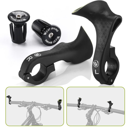 WEST BIKING YP1602969B Lightweight Bicycle Mount Bar Ends Set with Bike Expansion Plug MTB Bike Accessories