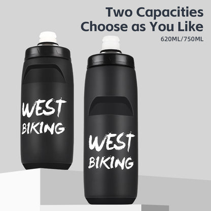 WEST BIKING YP0721042 750ML PP+Silicone Water Bottle Outdoor Camping Drinking Cup (BPA Free, without FDA Certification)