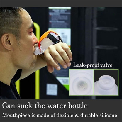 Wrist Kettle Hands-Free Mini Sports Water Bottle for Running Gym (BPA Free, No FDA Certificate)