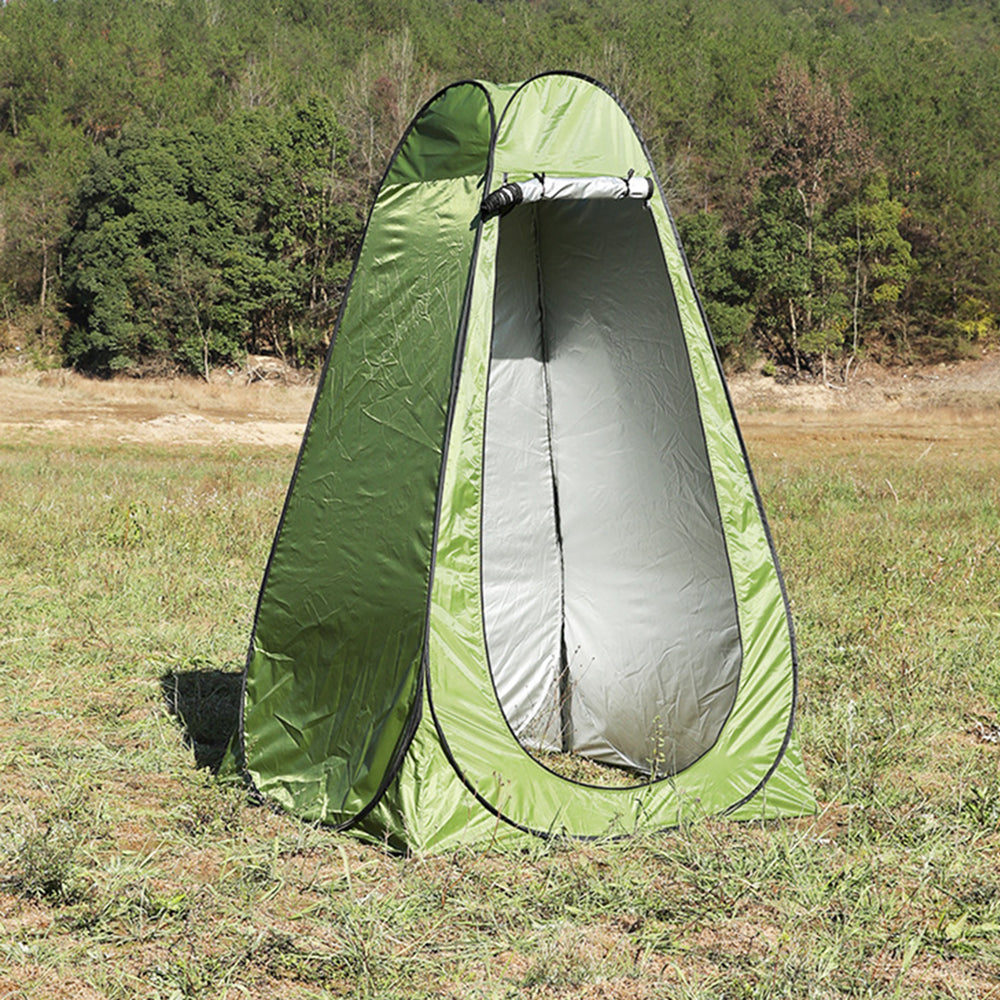 Portable Outdoor Tent Shower Toilet Dressing Room Folding Pop-Up Camping Tent for One Person, 120*120*190CM