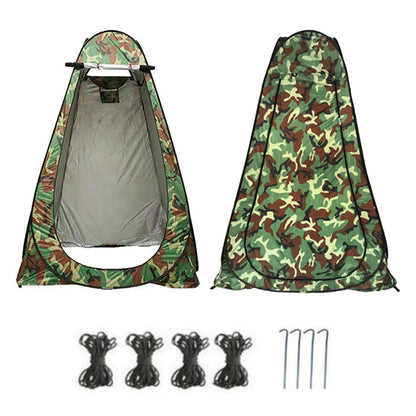 Outdoor Privacy Tent Toilet Shower Tent Changing Room Waterproof Shelter for Two Persons, 150*150*190CM