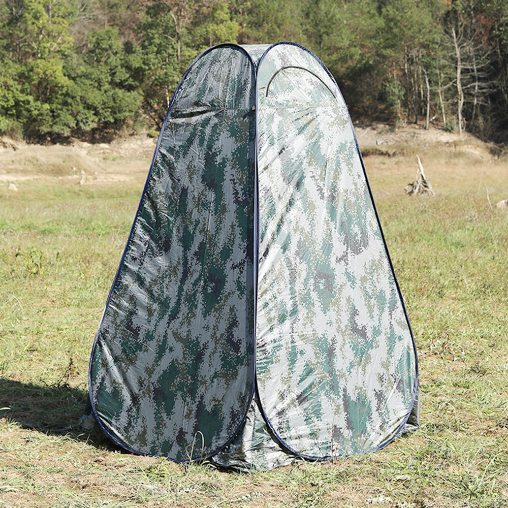 Outdoor Privacy Tent Toilet Shower Tent Changing Room Waterproof Shelter for Two Persons, 150*150*190CM