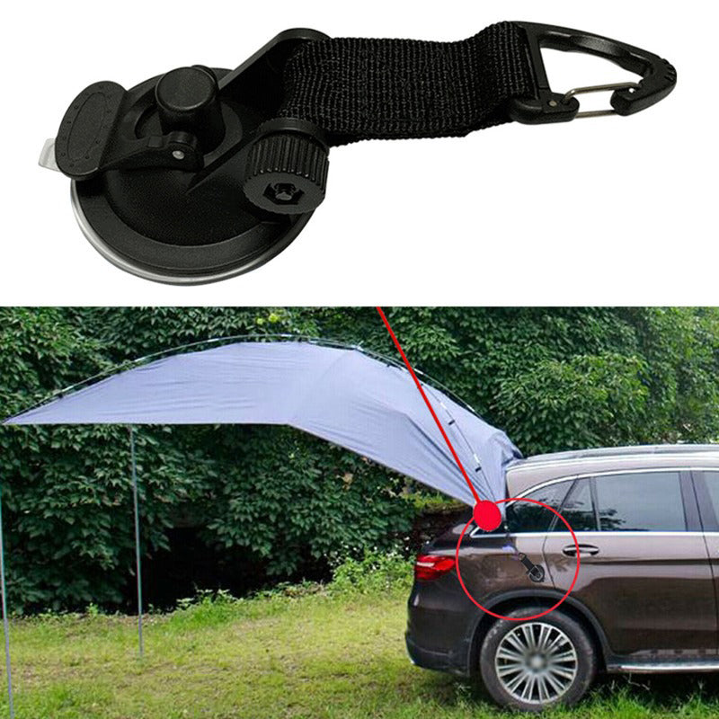 HALIN 4Pcs Car Side Awning Suction Cup Fixing Tool Outdoor Car Travel Camping Tarp Sucker Hooks