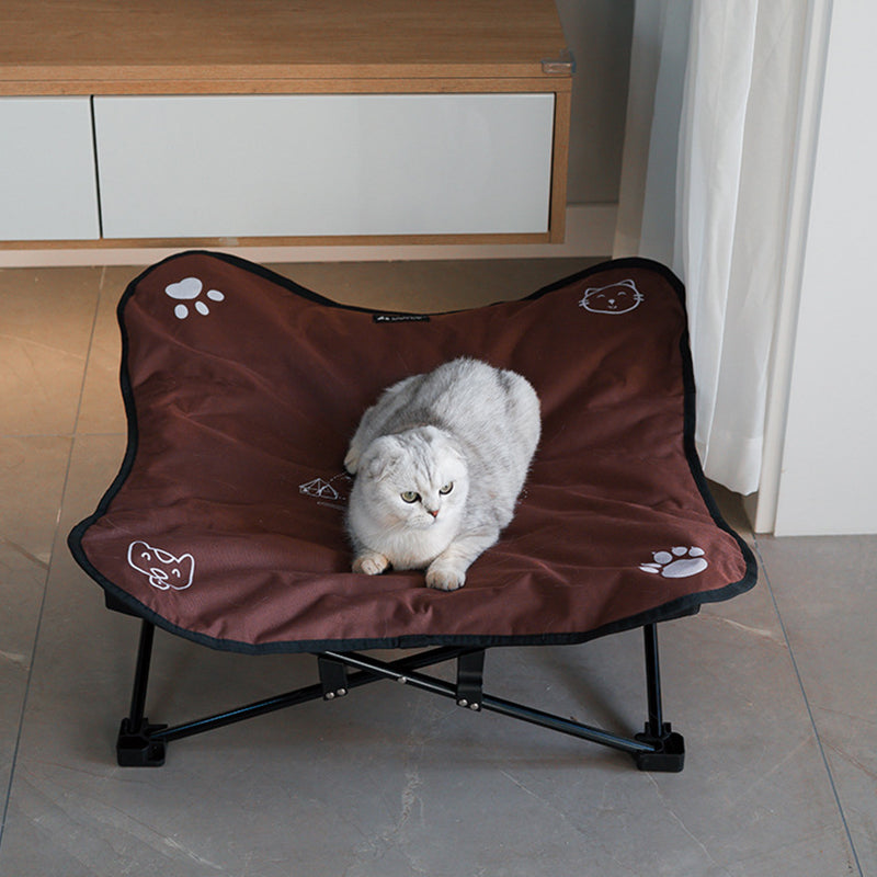 SHINETRIP A404 Elevated Raised Dog Cat Bed Aluminum Alloy Folding Pet Cot Soft Cushion Pet Hammock Bed