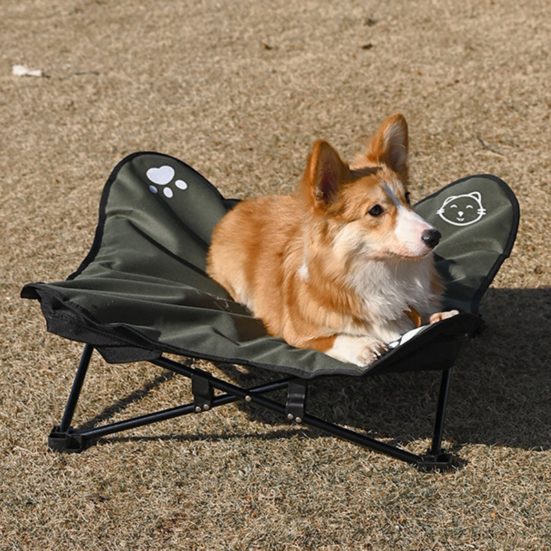 SHINETRIP A404 Elevated Raised Dog Cat Bed Aluminum Alloy Folding Pet Cot Soft Cushion Pet Hammock Bed