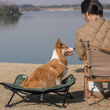 SHINETRIP A404 Elevated Raised Dog Cat Bed Aluminum Alloy Folding Pet Cot Soft Cushion Pet Hammock Bed