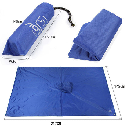 AOTU 3 In 1 Raincoat Backpack Rain Cover Cycling Rain Poncho Waterproof Outdoor Camping Tent Mat