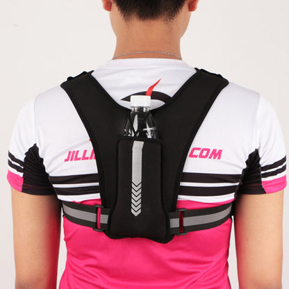 Lightweight Reflective Vest Pouch Outdoor Sports Cell Phone Chest Bag for Running (Standard Version)