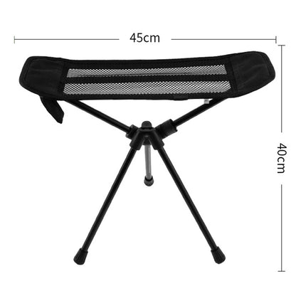 Outdoor Foot Support Stool Leisure Nap Recliner Footrest Aluminum Alloy Mesh Cloth Folding Lazy Footrest