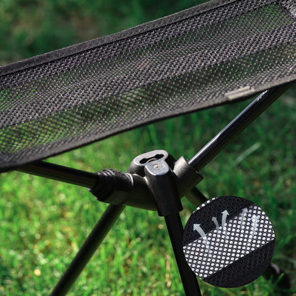 Outdoor Foot Support Stool Leisure Nap Recliner Footrest Aluminum Alloy Mesh Cloth Folding Lazy Footrest