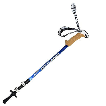 REBORNSUN 62-135CM Outdoor Walking Stick Backpacking Camping 3-Section Carbon Fiber Trekking Pole