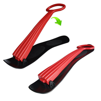 Portable Foldable Kids Ski Board Snow Sledge Outdoor Children HDPE Sleigh Sled