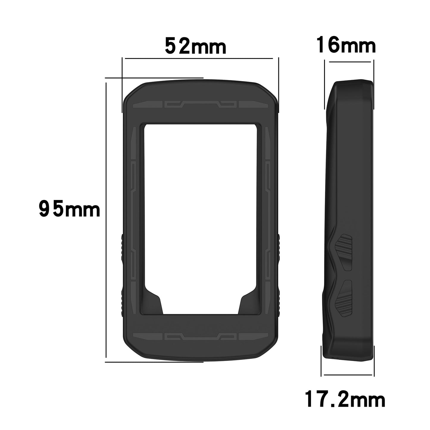 Silicone Case For Bryton Rider750 , Cycling Computer Cover Dustproof Protection Sleeve