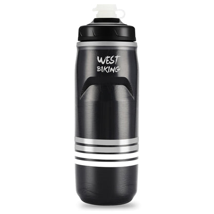 WEST BIKING YP0721046 Sport Insulated Water Bottle Cycling Squeeze PP5 Water Container 620ml (BPA Free, No FDA Certificate)