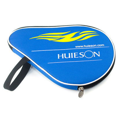 HUIESON HS-PT-H02 Gourd Shape Oxford Cloth+Sponge Cover Ping Pong Paddle Case for 1 Table Tennis Bat Racket